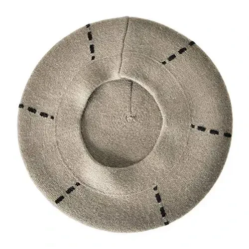 ZLYC Ayollar Fransuz Beret Shlyapasi Ikki tomonlama Trikotaj Qalin Issiq Qalpog'i Ayollar Qizlar uchun - 3