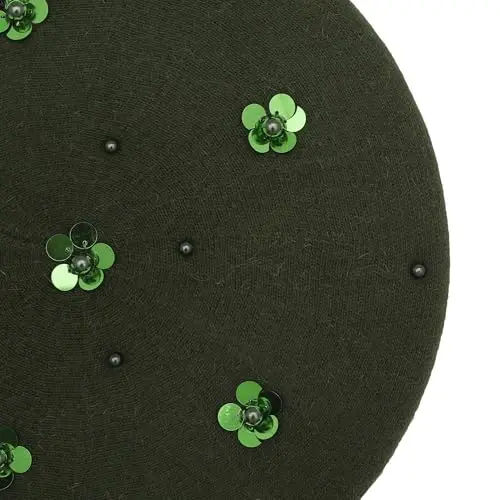 ZLYC Ayollar Fransuz Beret Shlyapasi Ikki tomonlama Trikotaj Qalin Issiq Qalpog'i Xonimlar Qizlar uchun - 5