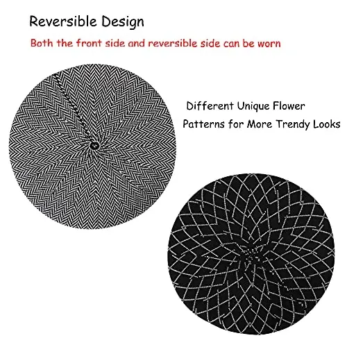ZLYC Ayollar Fransuz Beret Shlyapasi Qaytariladigan Trikotaj Qalin Issiq Shapka Xonimlar Qizlar uchun - 5