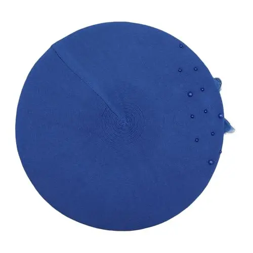 ZLYC ayollar fransuz beret shlyapasi, Qizlar uchun qaytariladigan qattiq rangli CasModazoneere mozaik issiq beret kepkasi - 6