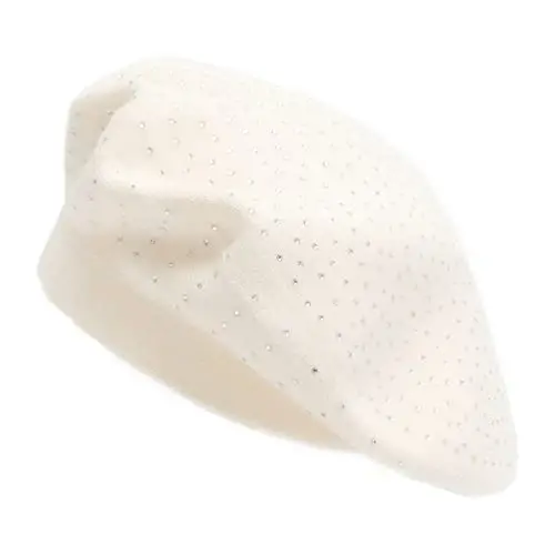 ZLYC Ayollar Fransuz Beret shlyapasi, Qizlar uchun qaytariladigan qattiq rangli mozaik iliq Beret qalpoq - 4