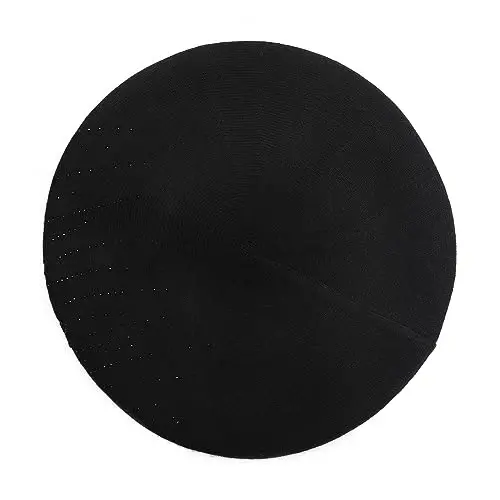 ZLYC Ayollar Fransuz Beret shlyapasi, Qizlar uchun qaytariladigan qattiq rangli mozaik issiq Beret qalpoq - 6