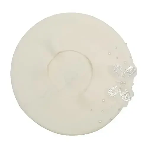 ZLYC Ayollar Frantsuz beret shlyapasi, Qizlar uchun qaytariladigan qattiq rangli CasModazoneere mozaik issiq beret qalpoq - 4