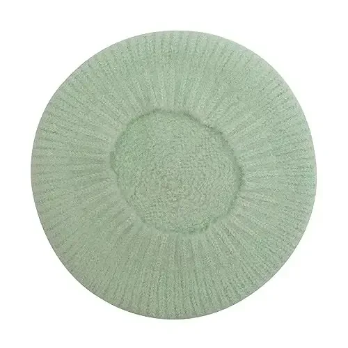 ZLYC Ayollar Jun Fransuz Beret Shlyapasi Ayollar uchun Qishki Trikotaj Beretlar Rassom Qalpog'i - 5