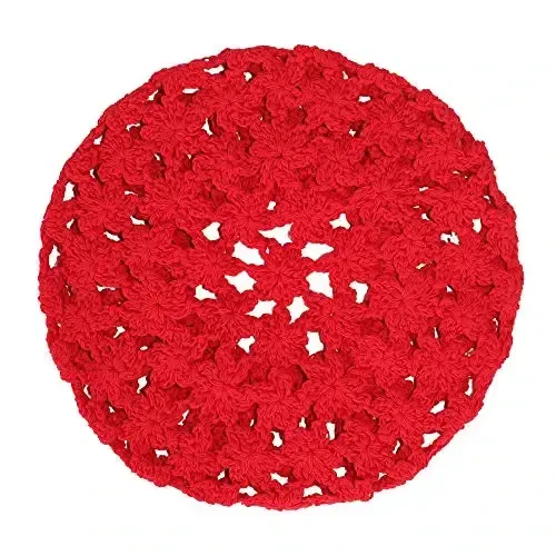 ZLYC Ayollar Paxta Erkin Kroşe Bere Qo'lda Yasalgan Gullu Beanie Shlyapa - 5