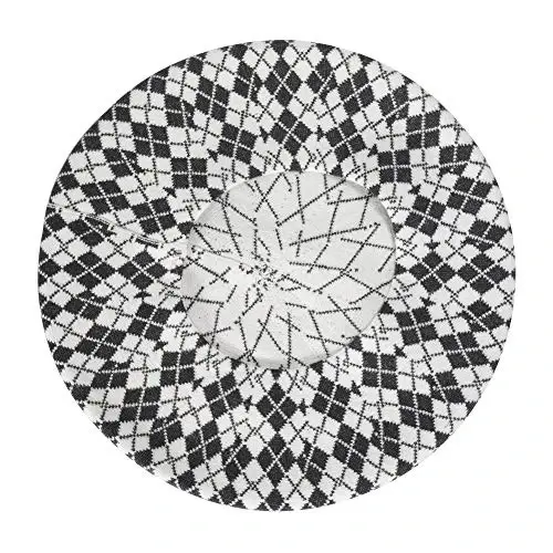 ZLYC Ayollar uchun Fransuz Beret Shlyapa Qaytariladigan Trikotaj Qalin Issiq Qalpog'i Xonimlar Qizlar uchun - 6