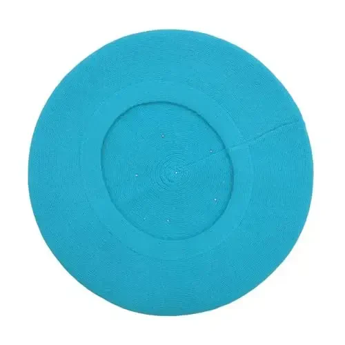 ZLYC Ayollar uchun fransuz beret shlyapasi, ikki tomonlama trikotaj qalinlashtirilgan iliq shapka xonimlar uchun qizlar - 6