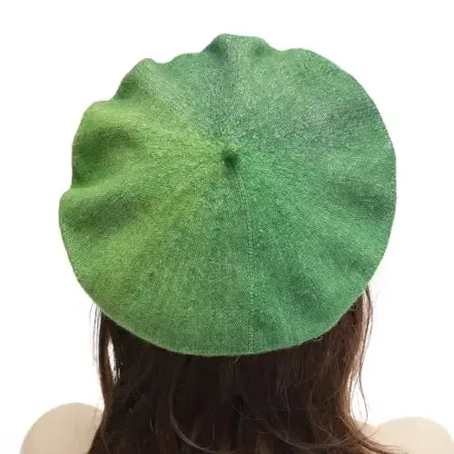ZLYC French Beret Hat Fashion Print Lightweight Winter Warm Artist Hat for Women - 4