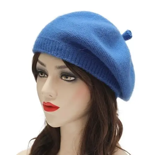 ZLYC French Beret Hat Fashion Print Lightweight Winter Warm Artist Hat for Women - 2