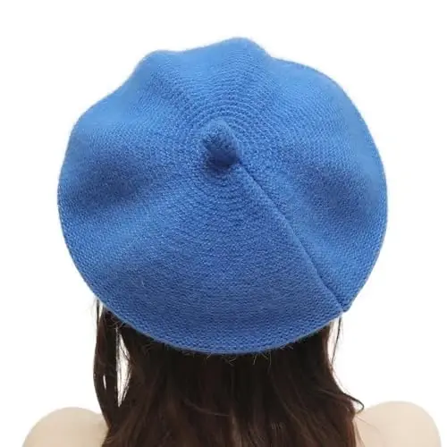 ZLYC French Beret Hat Fashion Print Lightweight Winter Warm Artist Hat for Women - 3