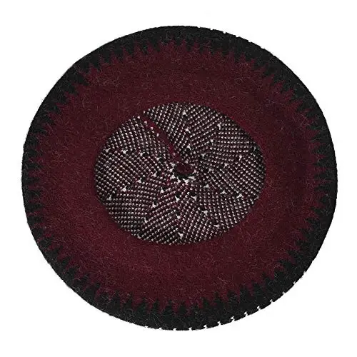 ZLYC French Beret Hat Fashion Print Lightweight Winter Warm Artist Hat for Women - 5