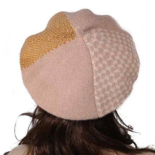 ZLYC French Beret Hat Fashion Print Lightweight Winter Warm Artist Hat for Women - 3