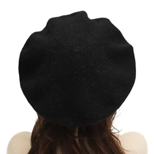 ZLYC French Beret Hat Fashion Print Lightweight Winter Warm Artist Hat for Women - 3