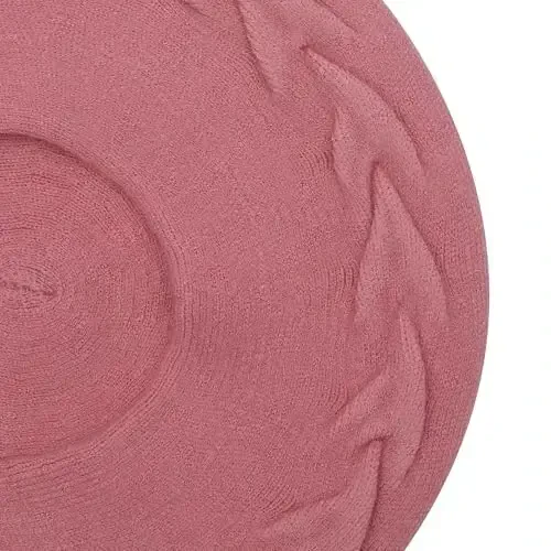 ZLYC French Beret hat, Reversible Solid Color CasModazoneere Knit Warm Beret Cap for Womens Girls - 5