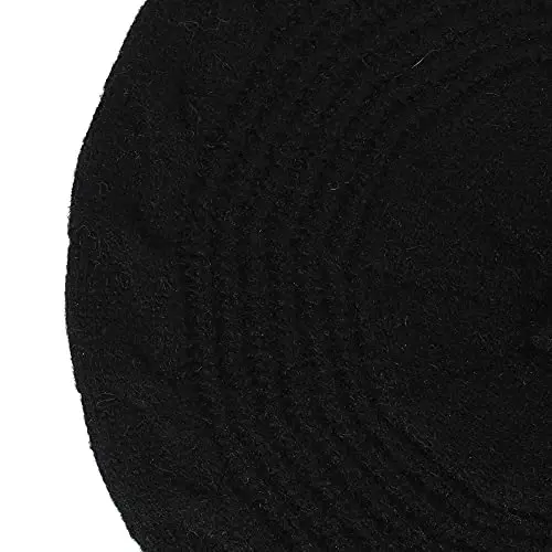 ZLYC French Beret hat, Reversible Solid Color CasModazoneere Knit Warm Beret Cap for Womens Girls - 7