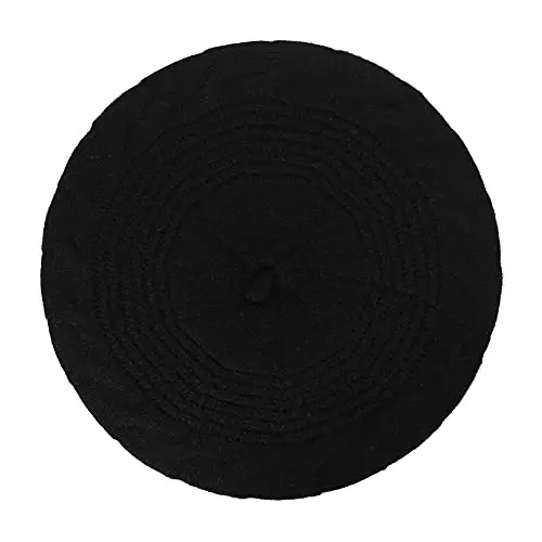 ZLYC French Beret hat, Reversible Solid Color CasModazoneere Knit Warm Beret Cap for Womens Girls - 5