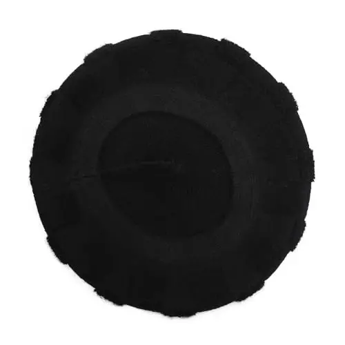 ZLYC French Beret hat, Reversible Solid Color CasModazoneere Knit Warm Beret Cap for Womens Girls - 5