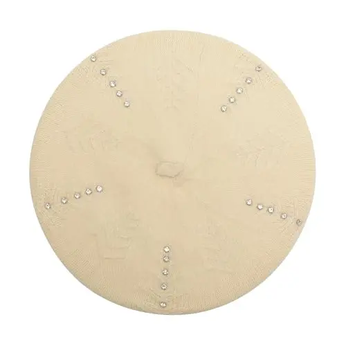 ZLYC French Beret hat, Reversible Solid Color CasModazoneere Knit Warm Beret Cap for Womens Girls - 4