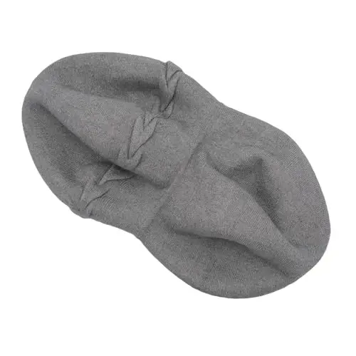 ZLYC French Beret hat, Reversible Solid Color CasModazoneere Knit Warm Beret Cap for Womens Girls - 6