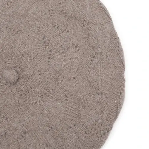 ZLYC French Beret hat, Reversible Solid Color CasModazoneere Knit Warm Beret Cap for Womens Girls - 6