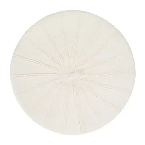 ZLYC French Beret hat, Reversible Solid Color CasModazoneere Knit Warm Beret Cap for Womens Girls - 2