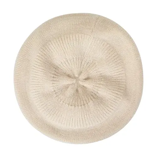 ZLYC French Beret hat, Reversible Solid Color CasModazoneere Knit Warm Beret Cap for Womens Girls - 6