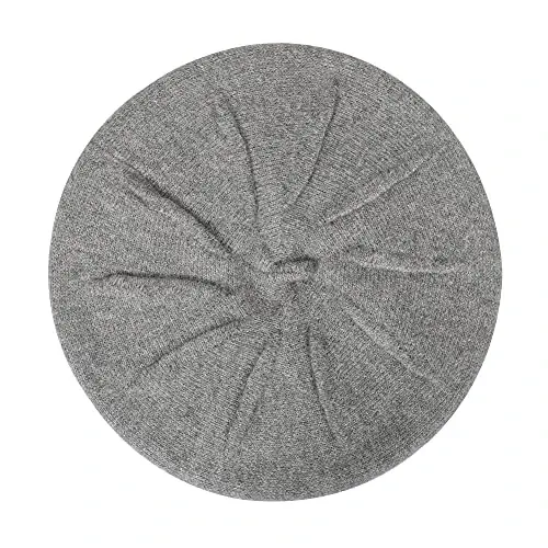 ZLYC French Beret hat, Reversible Solid Color CasModazoneere Knit Warm Beret Cap for Womens Girls - 4