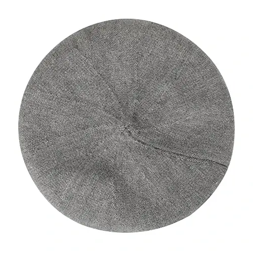 ZLYC French Beret hat, Reversible Solid Color Knit Warm Beret Cap for Womens Girls - 5