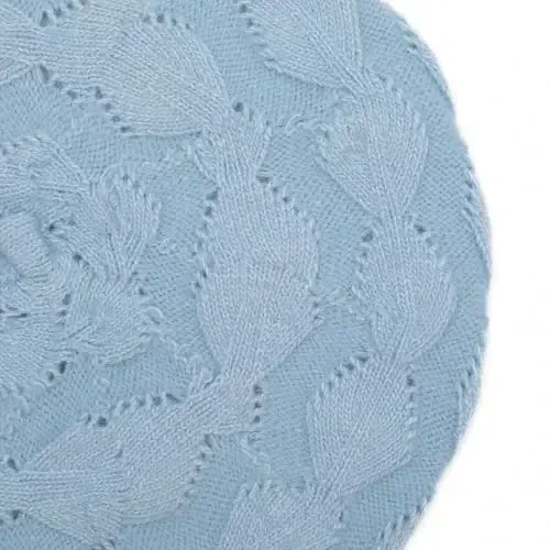 ZLYC French Beret hat, Reversible Solid Color CasModazoneere Knit Warm Beret Cap for Womens Girls - 6
