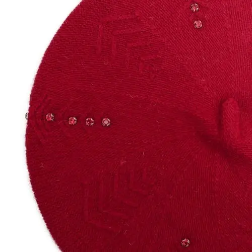 ZLYC French Beret hat, Reversible Solid Color CasModazoneere Knit Warm Beret Cap for Womens Girls - 5