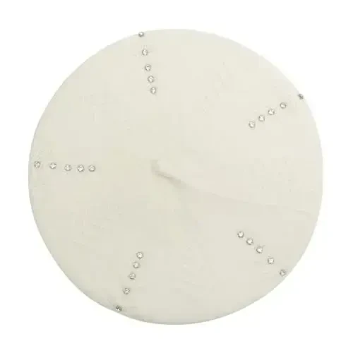 ZLYC French Beret hat, Reversible Solid Color CasModazoneere Knit Warm Beret Cap for Womens Girls - 4