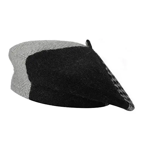 ZLYC Fransuz beret qalpoqli moda bosma engil qishki iliq rassom qalpoqli ayollar uchun 
