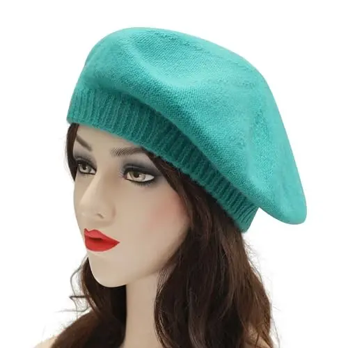 ZLYC Fransuz Beret Shlyapa Moda Bosma Yengil Qishki Iliq Rassom Shlyapa Ayollar uchun - 2