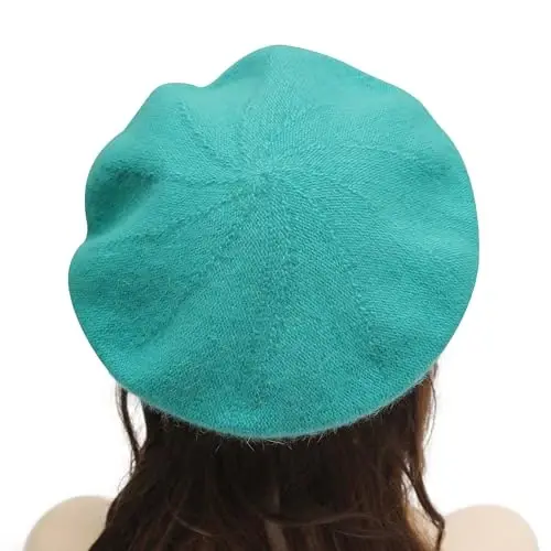 ZLYC Fransuz Beret Shlyapa Moda Bosma Yengil Qishki Iliq Rassom Shlyapa Ayollar uchun - 3