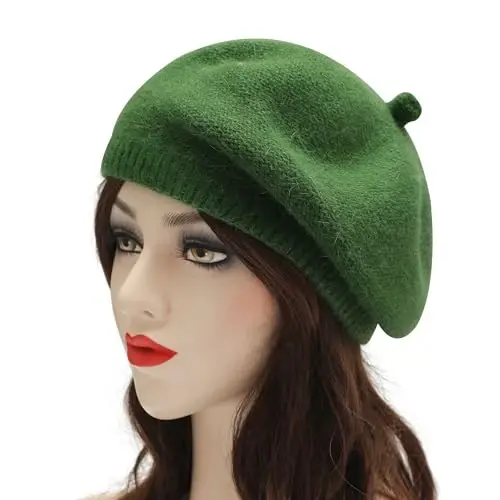 ZLYC Fransuz Beret Shlyapa Moda Bosma Yengil Qishki Issiq Rassom Shlyapa Ayollar uchun - 2