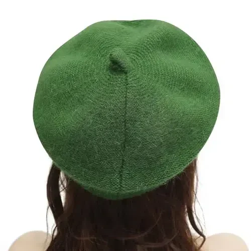 ZLYC Fransuz Beret Shlyapa Moda Bosma Yengil Qishki Issiq Rassom Shlyapa Ayollar uchun - 3