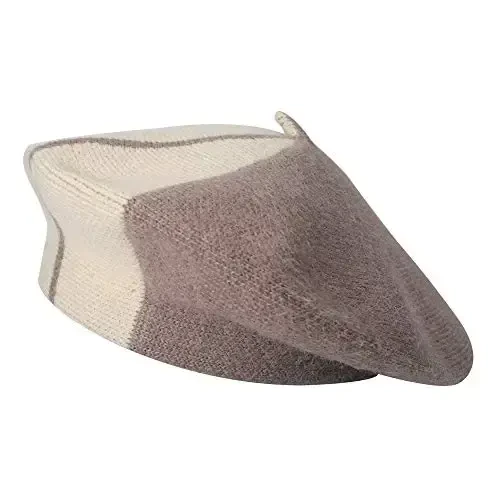 ZLYC Fransuz Beret Shlyapa Moda Chop etish Oson qishki iliq rassom ayollar uchun shlyapa - ZLYC