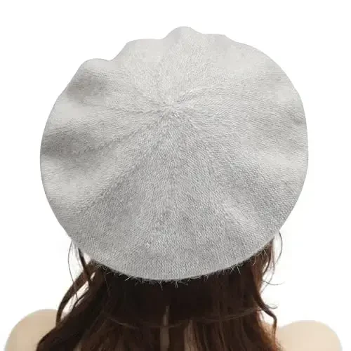 ZLYC Fransuz Beret Shlyapa Moda Chop etish Yengil Qishki Iliq Rassom Ayollar uchun Shlyapa - 3