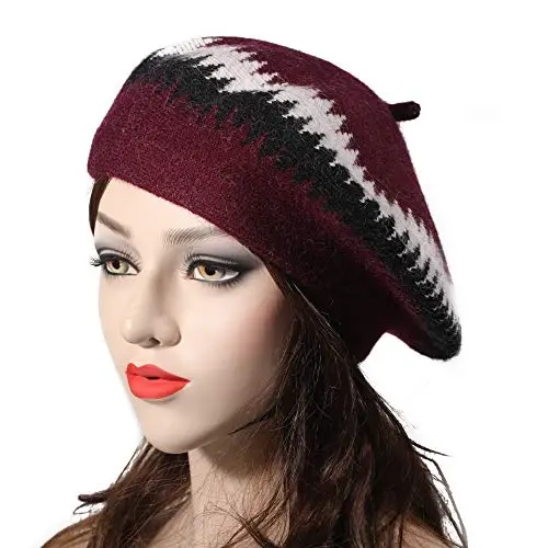 ZLYC Fransuz Beret Shlyapa Moda Chop etish Yengil Qishki Iliq Rassom Shlyapasi Ayollar uchun - 2