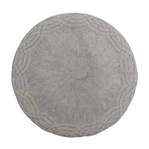 ZLYC Fransuz beret shlyapasi, Ayollar qizlar uchun qaytariladigan bir xil rangli trikotaj iliq beret shapka - 4