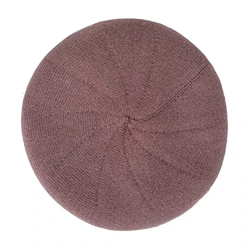 ZLYC Fransuz beret shlyapasi, Ayollar qizlar uchun qaytariladigan qattiq rangli CasModazoneere trikotaj iliq beret kepkasi - 5