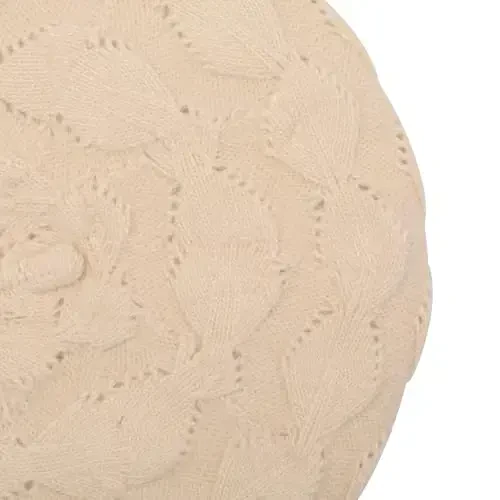 ZLYC Fransuz beret shlyapasi, ayollar qizlar uchun qaytariladigan qattiq rangli CasModazoneere trikotaj iliq beret kepkasi - 6