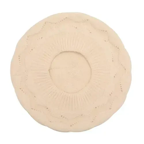 ZLYC Fransuz beret shlyapasi, ayollar qizlar uchun qaytariladigan qattiq rangli CasModazoneere trikotaj iliq beret kepkasi - 7