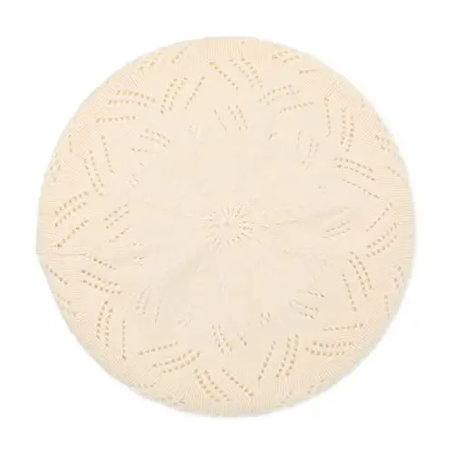 ZLYC Fransuz beret shlyapasi, Ayollar qizlar uchun qaytariladigan qattiq rangli CasModazoneere trikotaj iliq beret qalpoq - 4