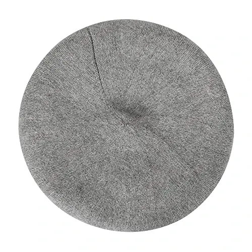 ZLYC Fransuz beret shlyapasi, ayollar qizlar uchun qaytariladigan qattiq rangli CasModazoneere trikotaj iliq beret qalpoq - 5