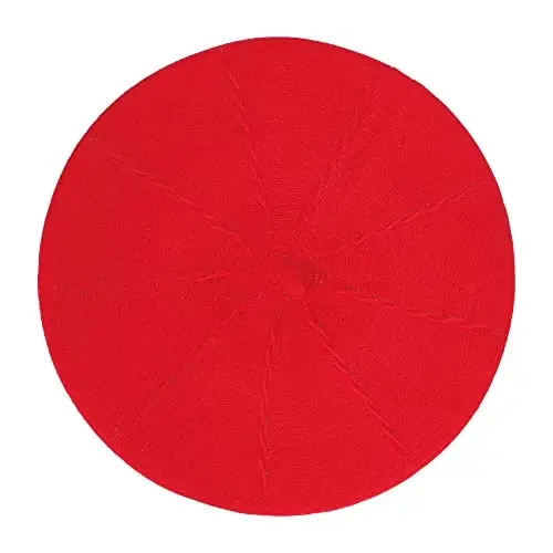 ZLYC Fransuz beret shlyapasi, Ayollar qizlar uchun teskari qattiq rangli CasModazoneere trikotaj iliq beret shapka - 4