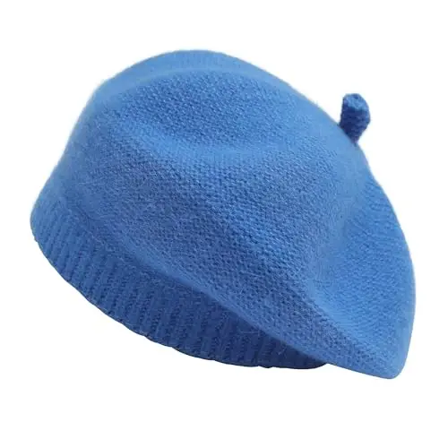 ZLYC Frantsuz beret shapkasi Moda bosma yengil qishki issiq rassom shapkasi ayollar uchun 