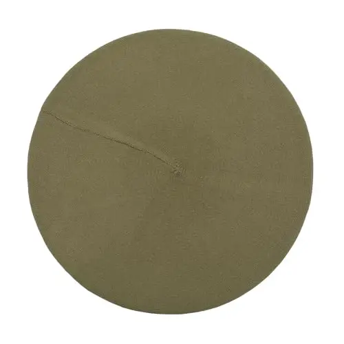 ZLYC Frantsuz beret shlyapasi, Ayollar uchun ikki tomonlama tekis rangli trikotaj iliq beret shapka - 7