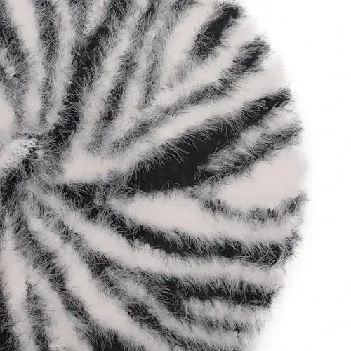 ZLYC Frantsuzcha Beret Shlyapa Moda Bosma Yengil Qishki Iliq Rassom Shlyapa Ayollar uchun - 5