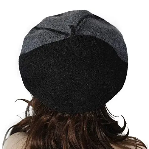 ZLYC Frantsuzcha Beret Shlyapa Moda Bosma Yengil Qishki Issiq Rassom Shlyapa Ayollar uchun - 3